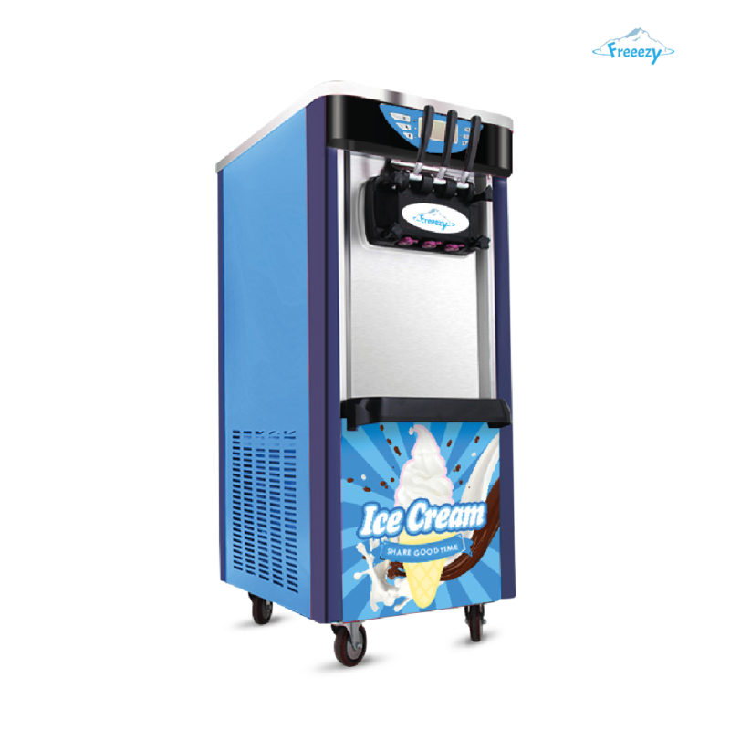 Softeismaschine/Frozen Yogurt Maschine – BSB 36 Blau