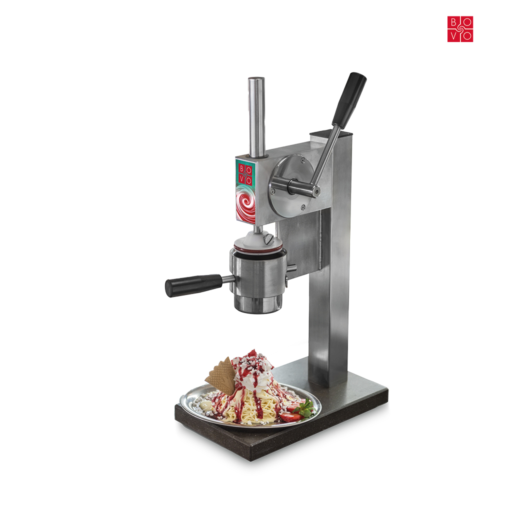 Bovo Spaghetti Eis-Presse mit Zahnstange