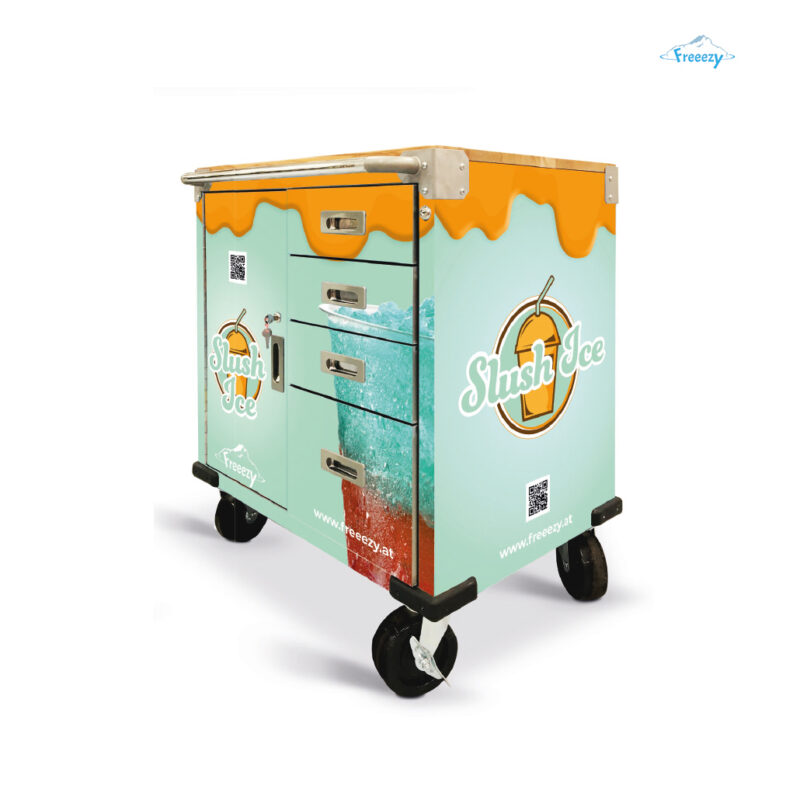 Slush Ice table on wheels