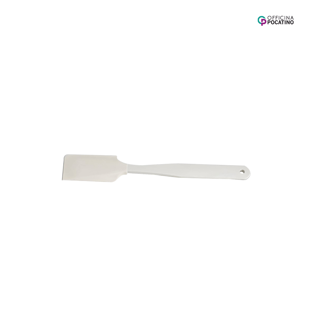 Pocatino Spachtel weiß mit weichen Gummikopf Ø 30 cm