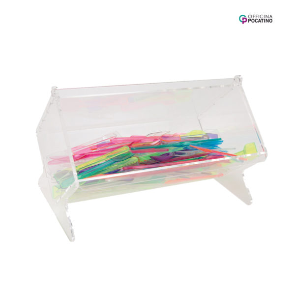 Pocatino Ice Cream Spoon/Straw Dispenser Box