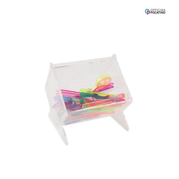 Pocatino ice cream spoon/straw dispenser box small