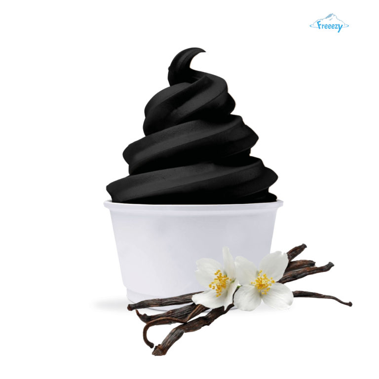 Freeezy Soft Ice Cream Powder Vanilla Black