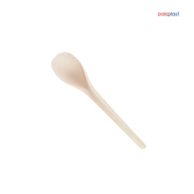Poloplast Compostable Spoons ICE CURVY L Beige