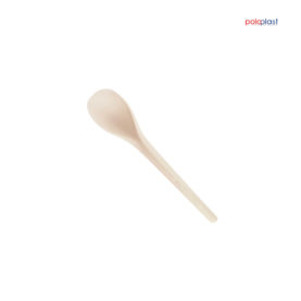Poloplast Compostable Spoons ICE CURVY M Beige
