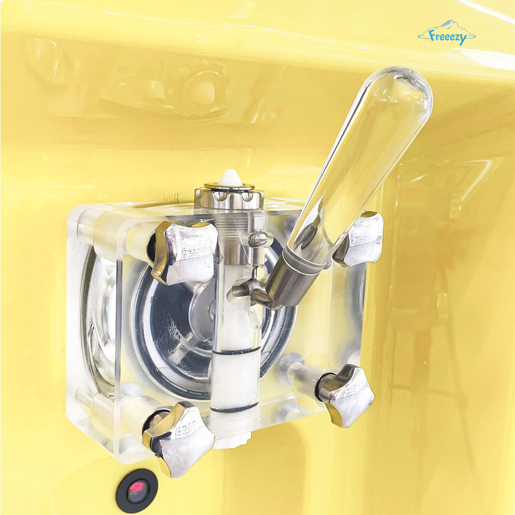 Freeezy Softeismaschine Softy Mini Deluxe gelb – Bild 5