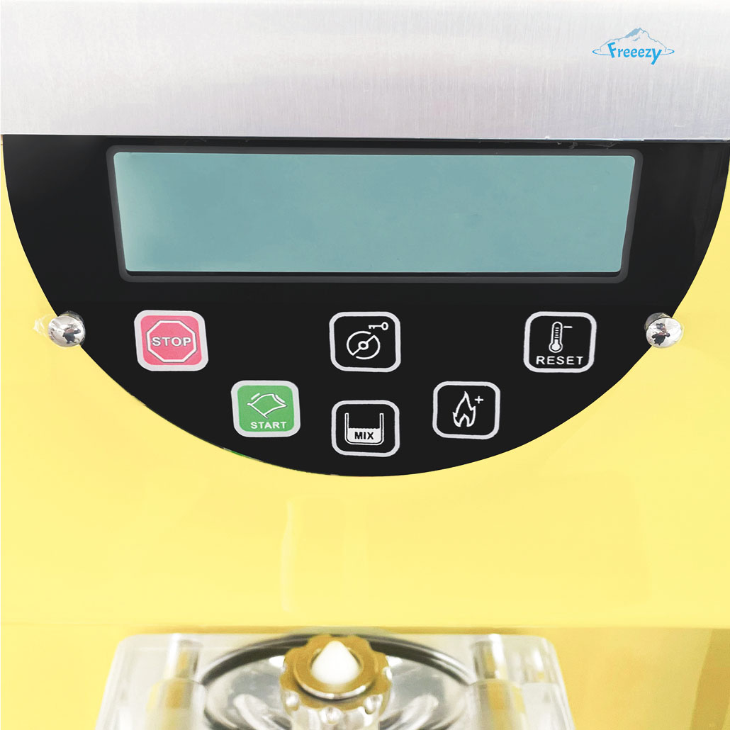 Freeezy Softeismaschine Softy Mini Deluxe gelb – Bild 4