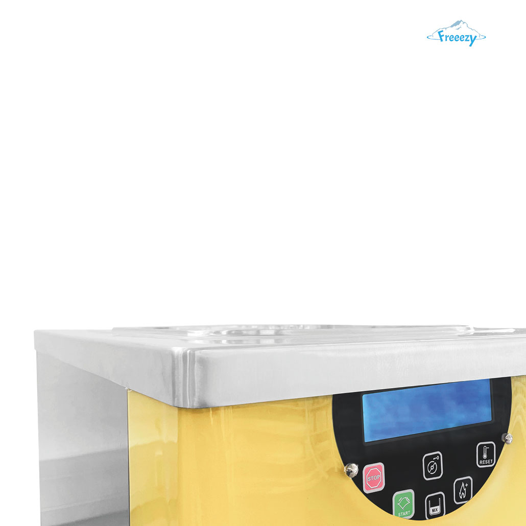 Freeezy Softeismaschine Softy Mini Deluxe gelb – Bild 3