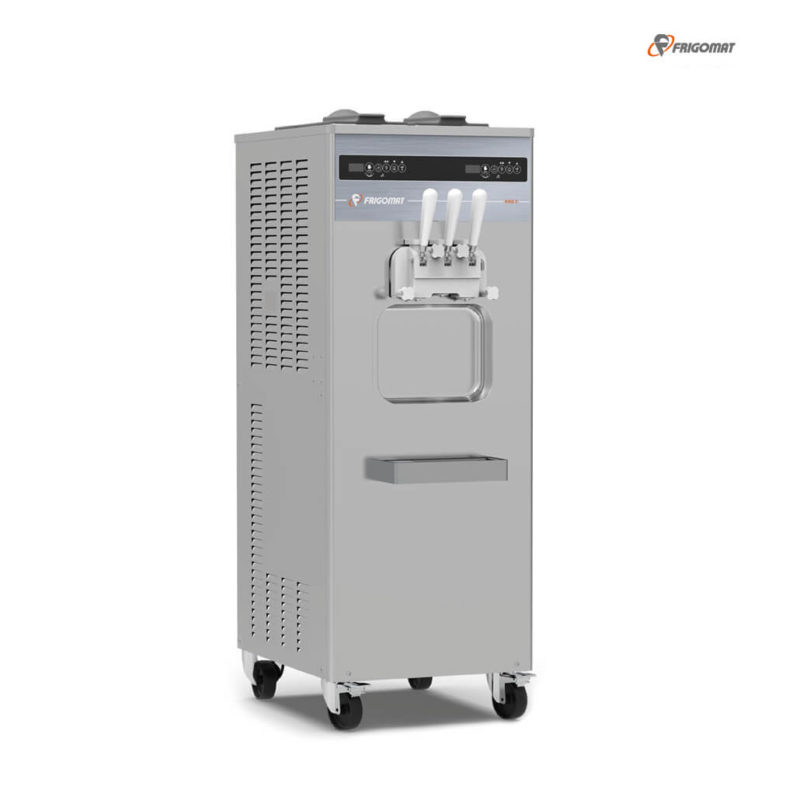 Complete view of the Frigomat Kiss 3 soft ice cream machine