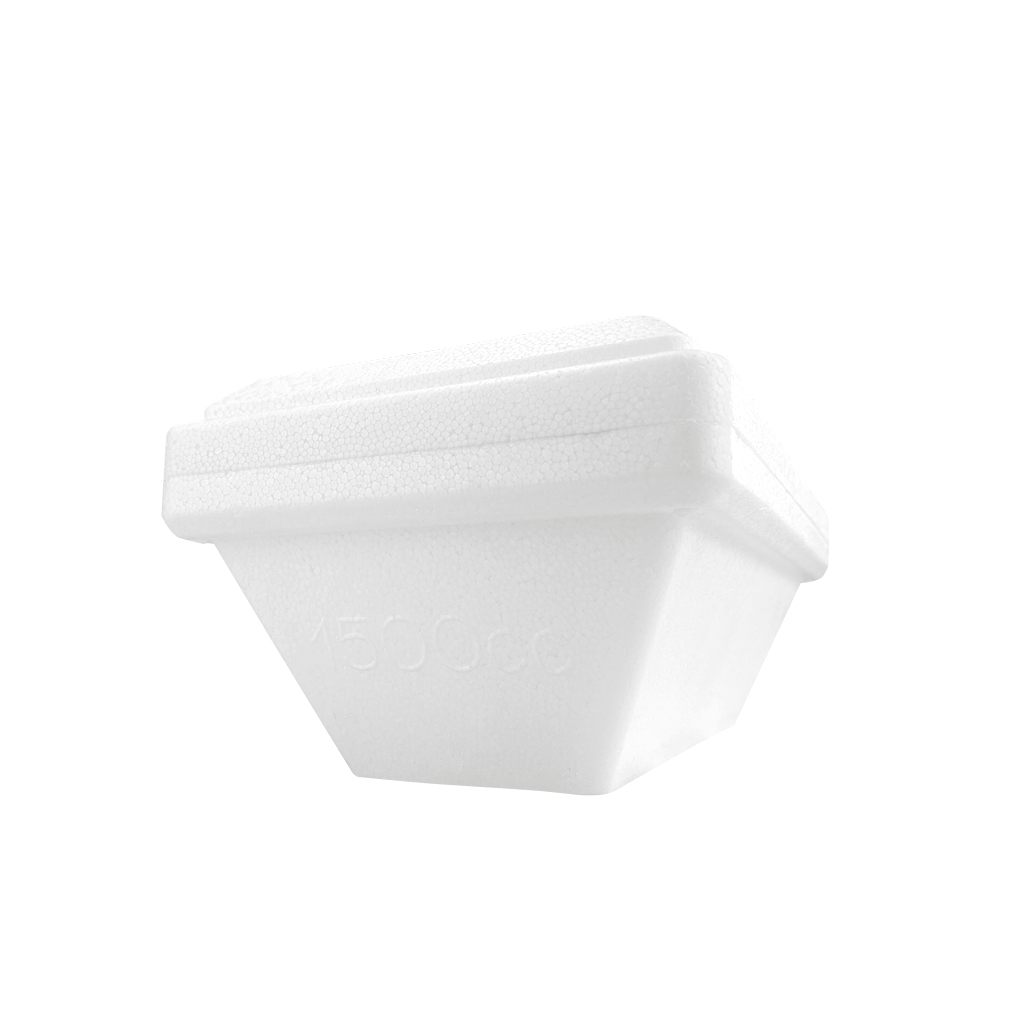 Frontansicht der geschlossenen Thermo Eisbox 1500cc