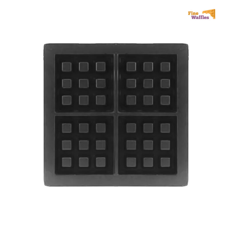 Fine Waffles Mini eckige Waffel Tauschplatte 1 Paar