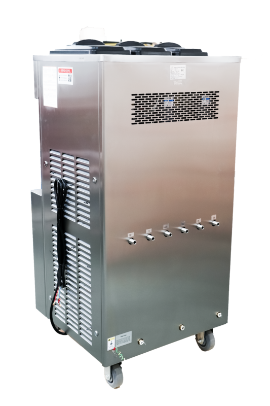 Freeezy soft ice cream machine Softy 5 view from behind