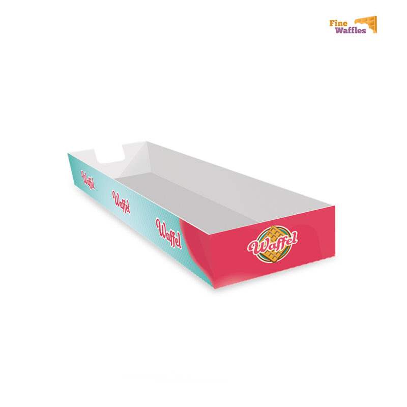 cardboard packaging for waffles on a stick