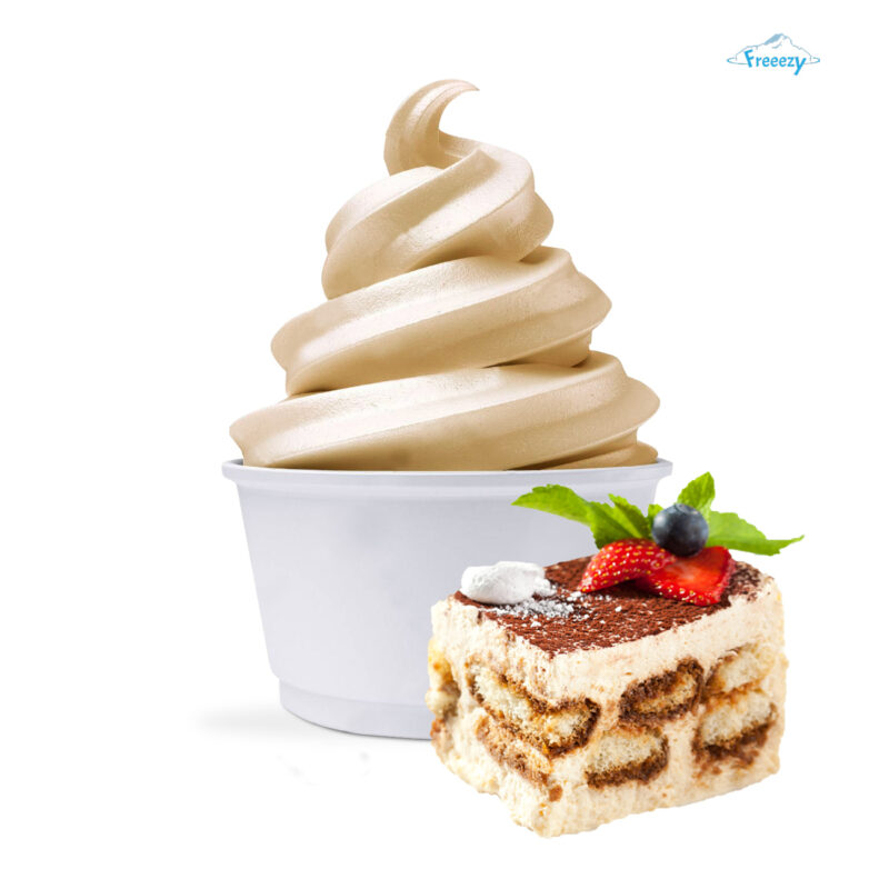 Freeezy soft ice cream powder tiramisu