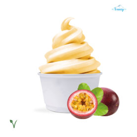 veganes Softeispulver mit Maracuja Geschmack