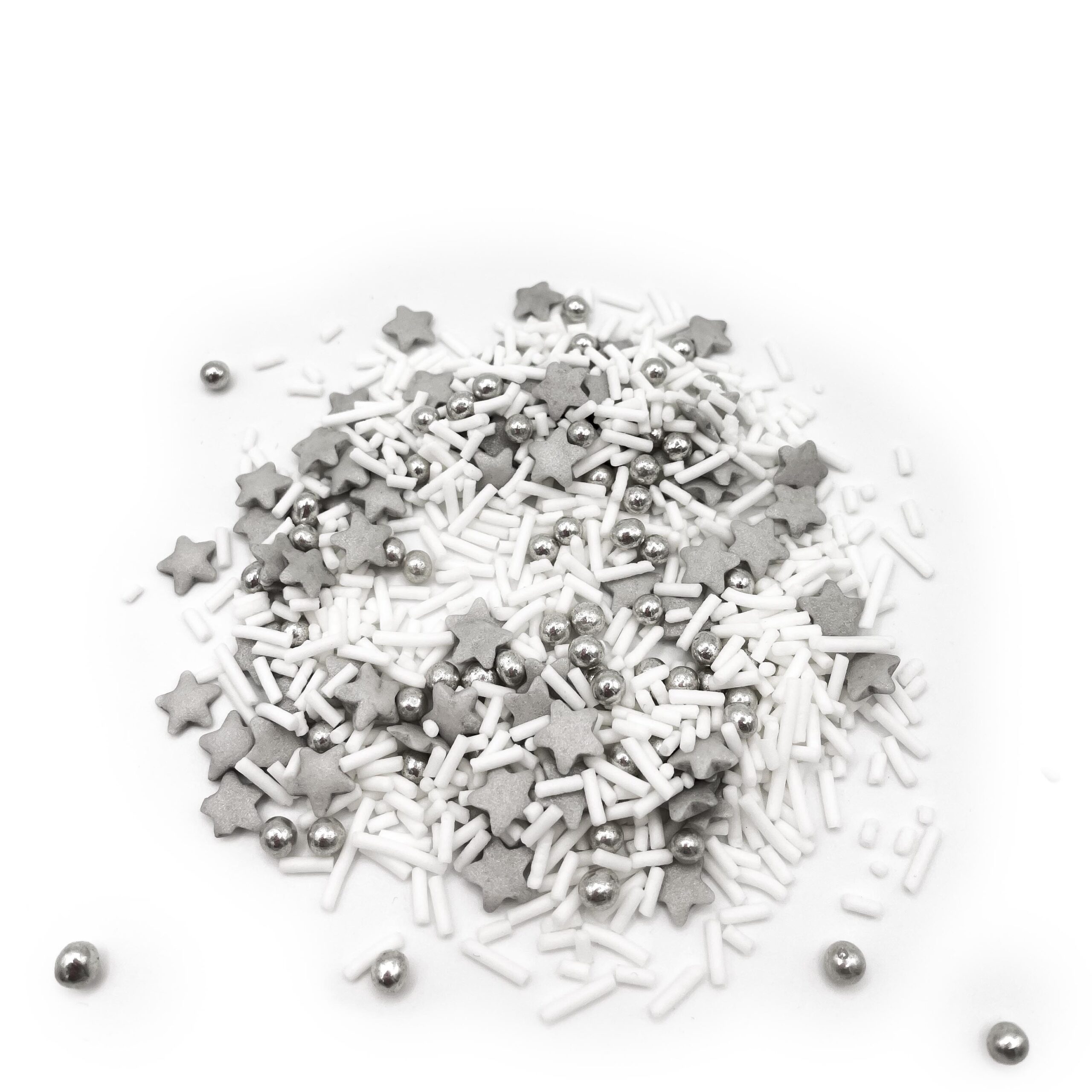 Freeezy Zuckerstreusel silberne Sterne – Bild 2