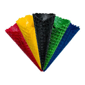 Bunte Waffeln