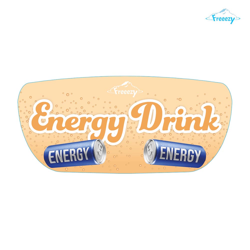 Freeezy variety label slush energy drink